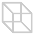 A necker cube, the symbol of androgyny