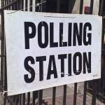 Polling Station sign